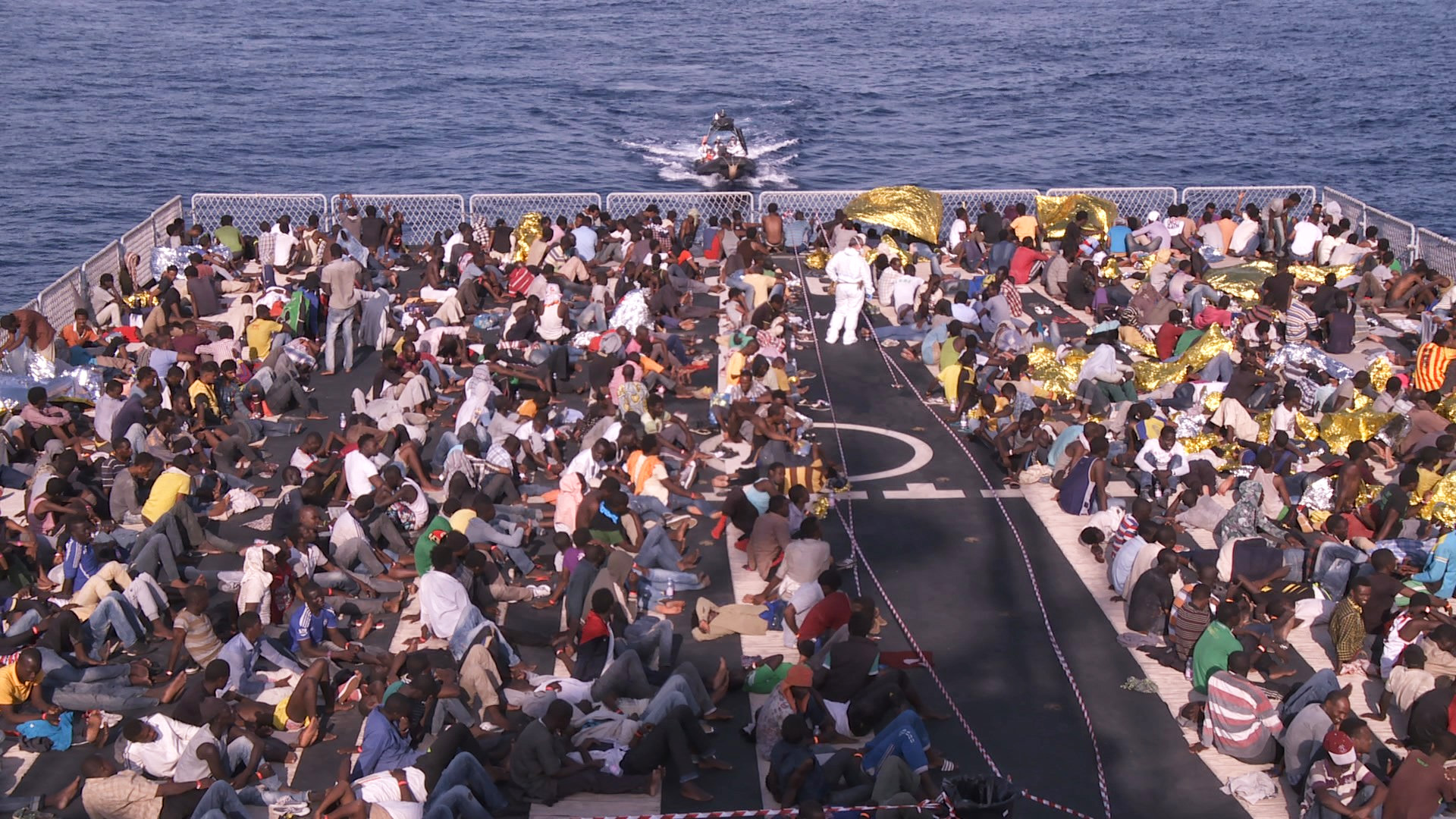 Bewegende Bilder von der Rettungsaktion Mare Nostrum